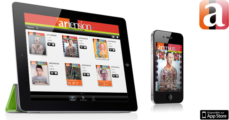 Application-kiosque-iPad-iPhone-magazine-Artension